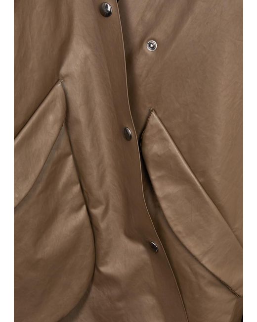 Kassl Brown Hunting Coated Cotton-blend Jacket