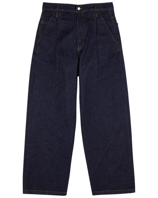 Dries Van Noten Blue Penning Wide-leg Jeans for men