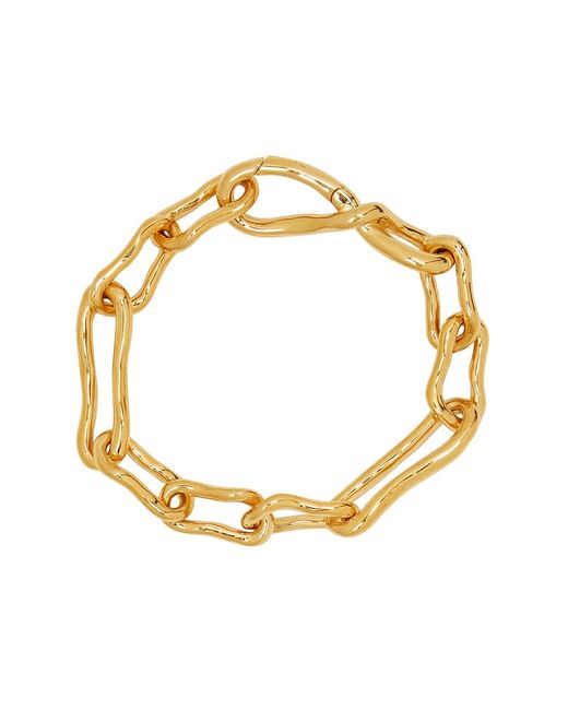 Missoma Metallic Molten 18kt -plated Chain Bracelet