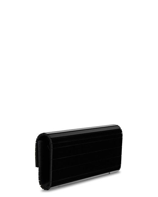 Jimmy Choo Black Sweetie Acrylic Clutch