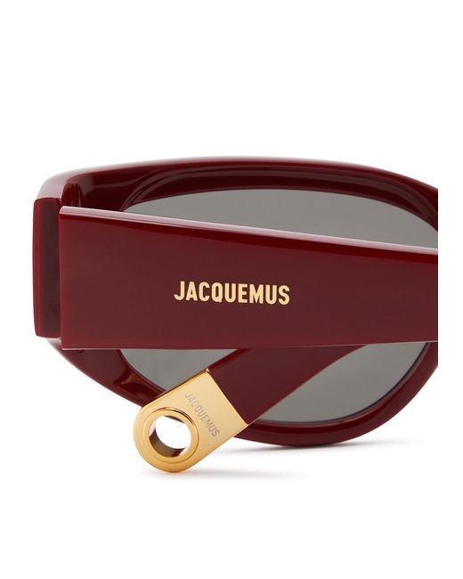 Jacquemus Red Les Lunettes Gala Cat-eye Sunglasses