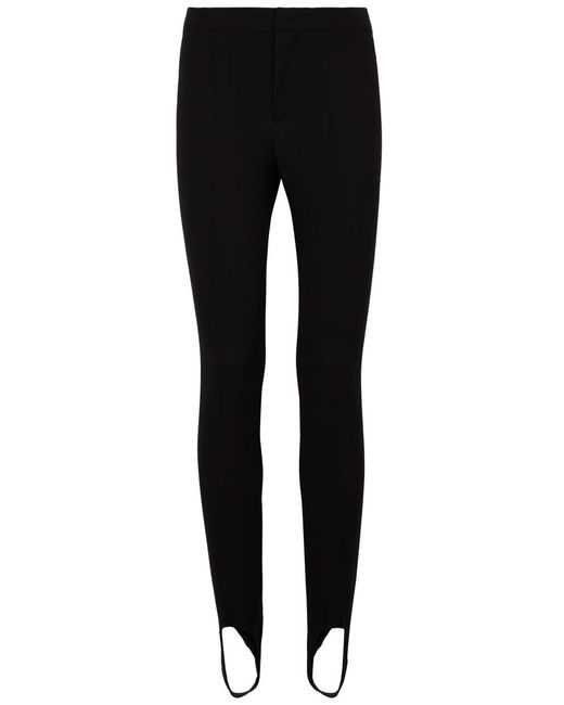 3 MONCLER GRENOBLE Black Stretch-twill Ski leggings