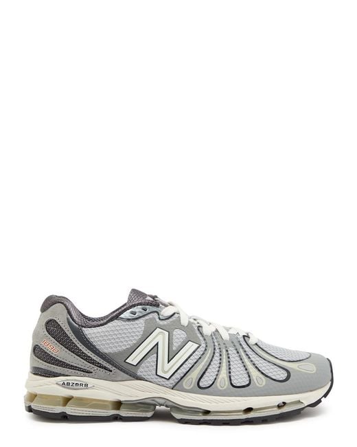 New Balance White 1980 Panelled Mesh Sneakers for men