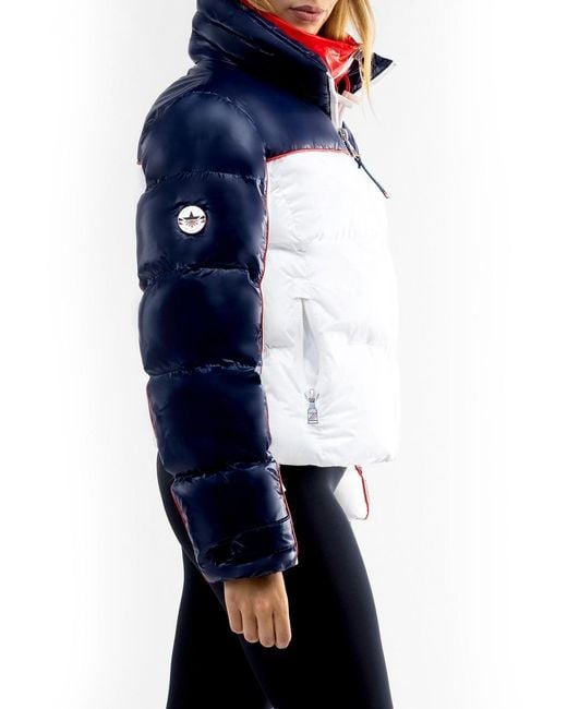 Malibu Ski Club Blue Skisport Puffer Jacket