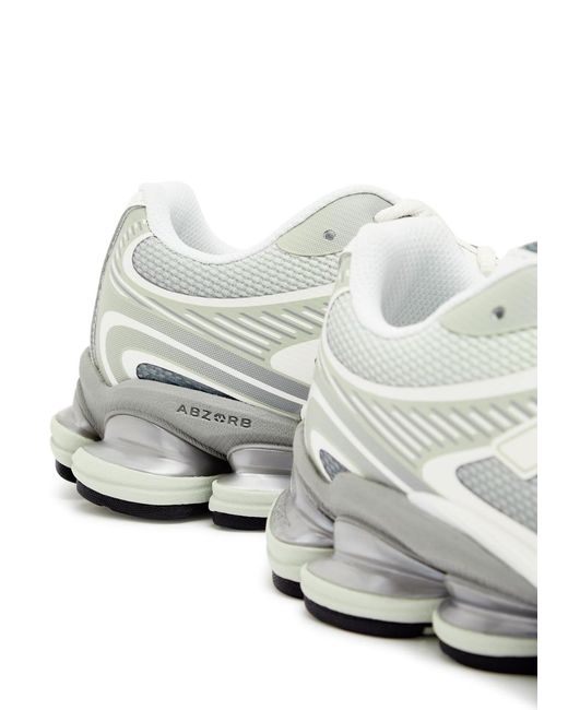 New Balance White Abzorb 2000 Printed Mesh Sneakers