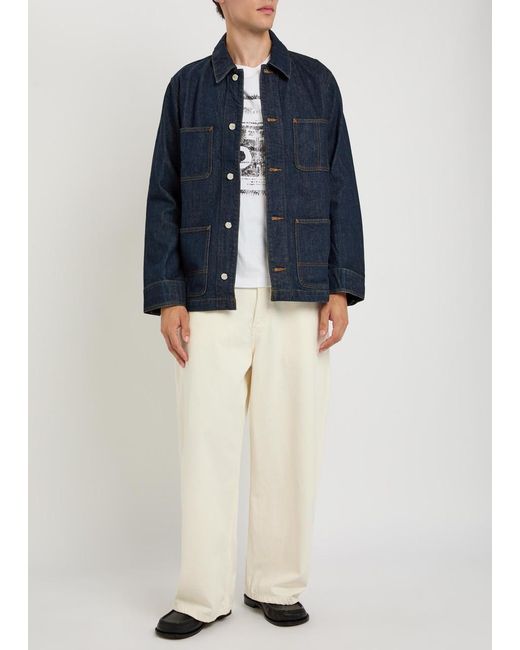 A.P.C. Blue Denim Jacket for men