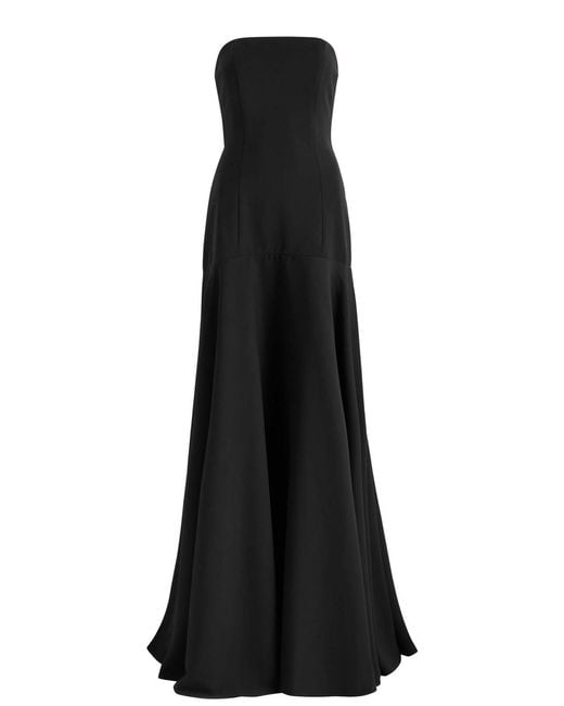 Odd Muse Women's Black Ultimate Muse Strapless Twill Maxi Dress