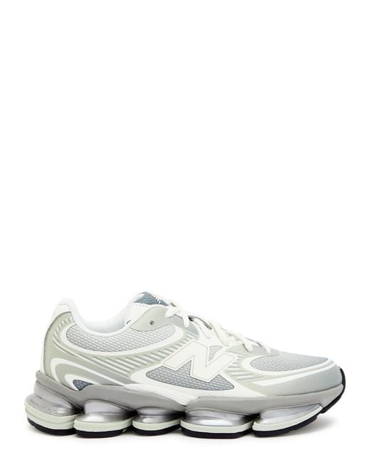 New Balance White Abzorb 2000 Printed Mesh Sneakers