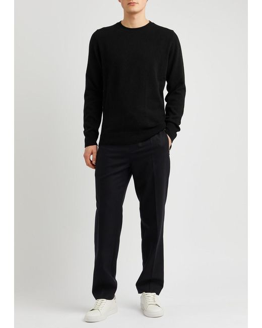 Norse Projects Black Sigfred Wool Jumper for men