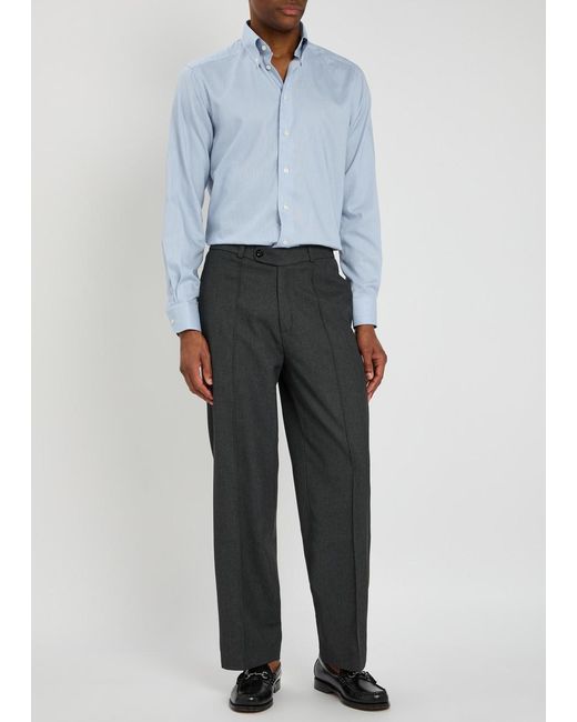 Eton of Sweden Blue Oxford Cotton Shirt for men