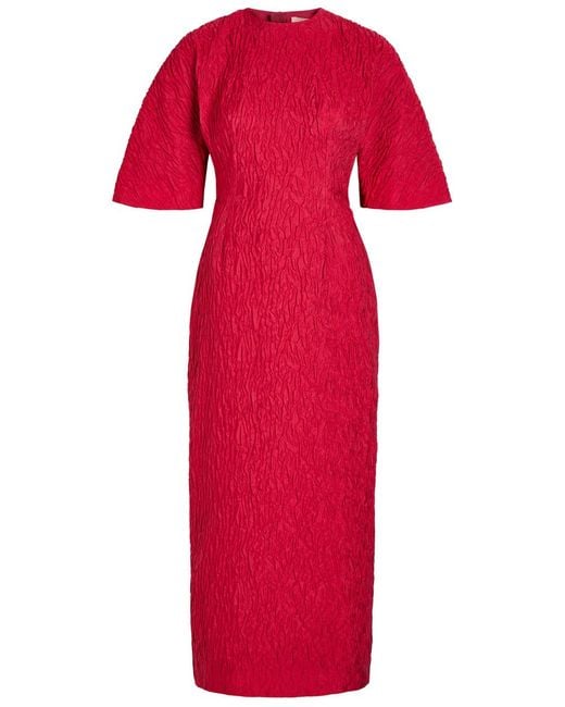 yellow puff sleeve midi dress Everbloom Puff Sleeve Midi Dress in Yellow | Occasion Dress in Sizes XXS–6X