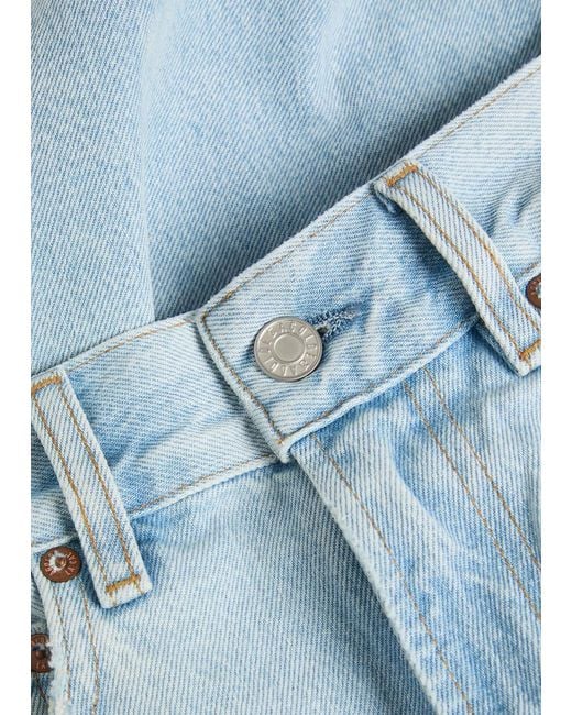 Agolde Blue X Maria Mcmanus 80S Tapered-Leg Jeans