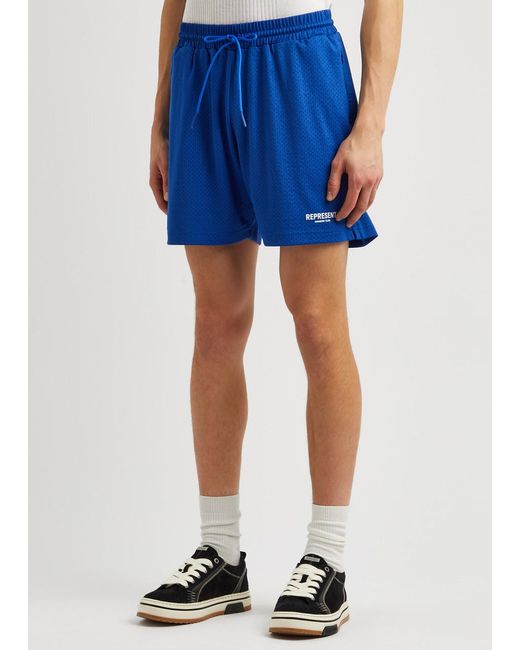 Represent Blue Owners Club Jersey-mesh Shorts for men