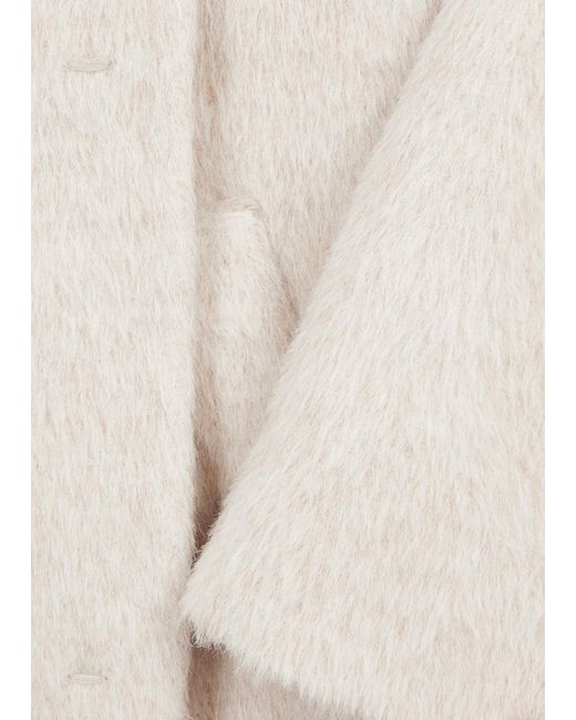 Eileen Fisher White Alpaca-blend Coat