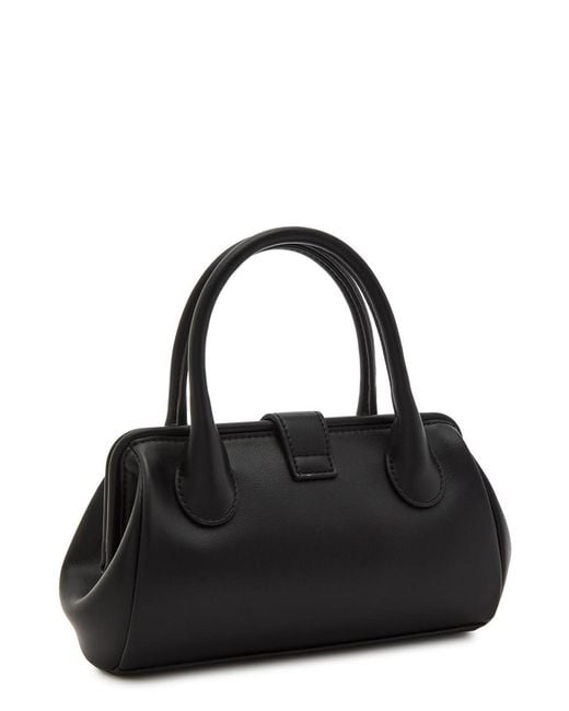 Vivienne Westwood Black Pamela Small Faux Leather Top Handle Bag