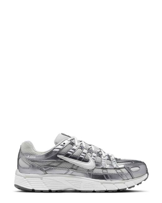 Nike White P-6000 Sneakers