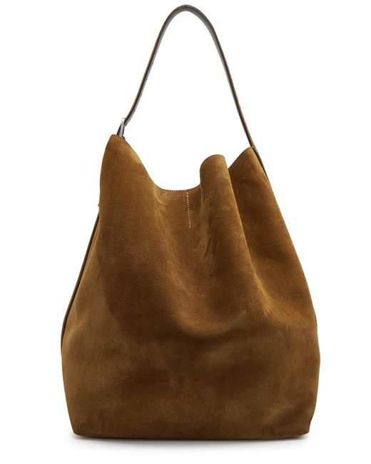 Totême  Brown Totême Large Suede Tote