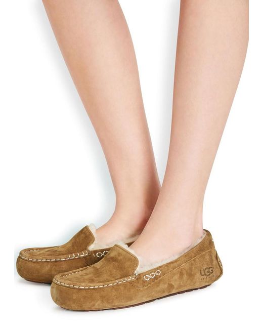 Ugg Brown Ansley Suede Slippers