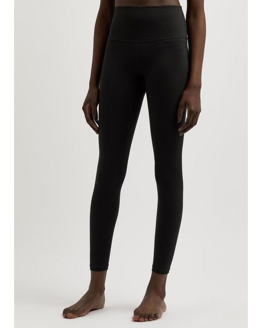 Varley Black High-Waist Stretch Jersey Leggings