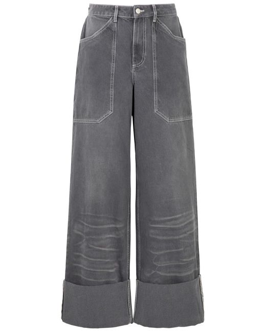 CANNARI CONCEPT Gray Wide-Leg Jeans