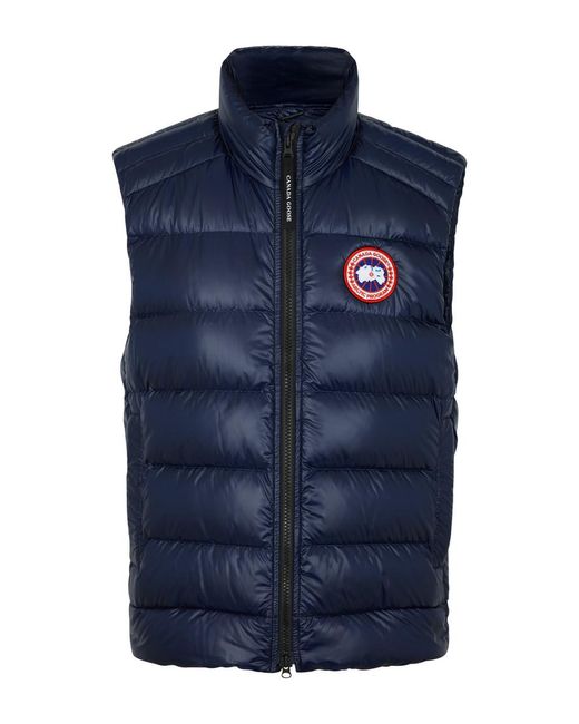 Canada Goose Blue Crofton Quilted Shell Gilet for men