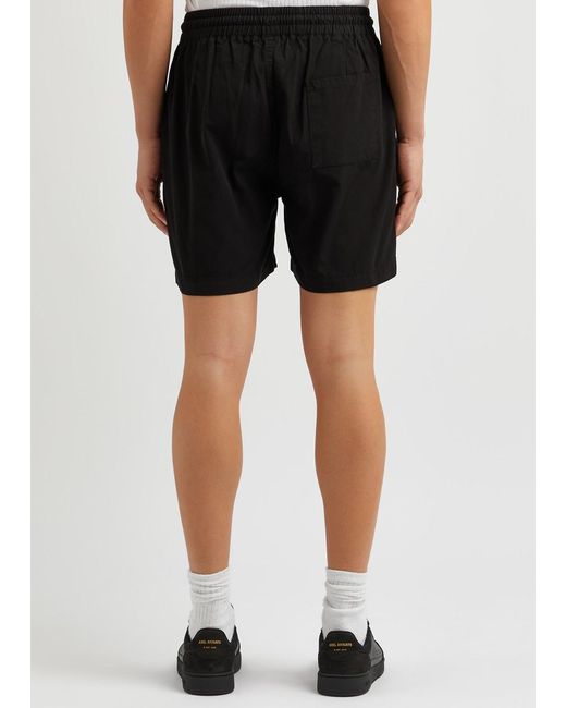 COLORFUL STANDARD Black Cotton Shorts for men