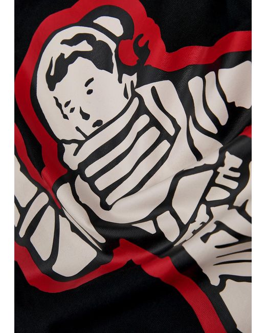 BBCICECREAM Black Graphic-Printed Cotton Top for men