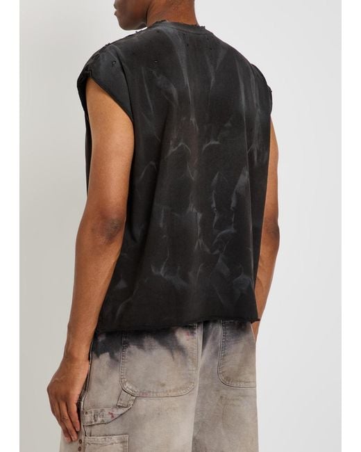 Satoshi Nakamoto Black Chat Gptee Distressed Cotton T-Shirt for men