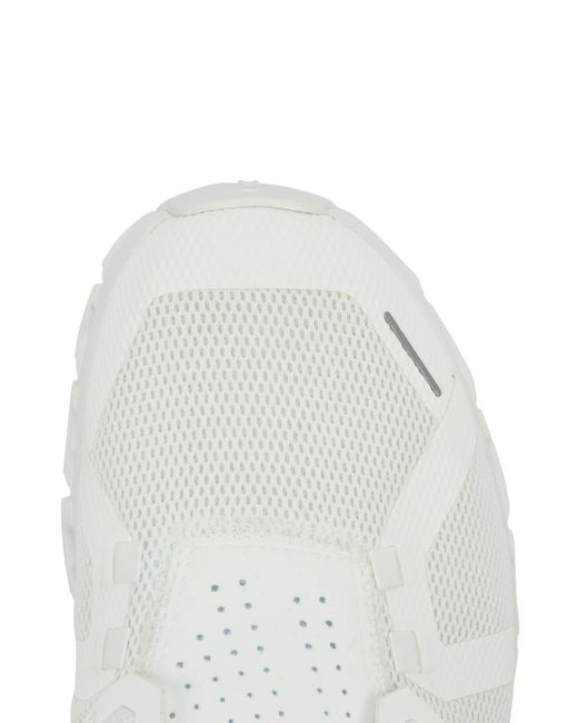 On Shoes White On Cloud 5 Panelled Mesh Sneakers