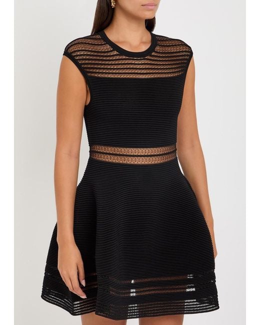 Jonathan Simkhai Black Esri Textured Close-Knit Mini Dress