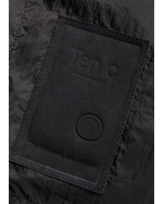 C P Company Black Skye Panelled Shell Jacket for men