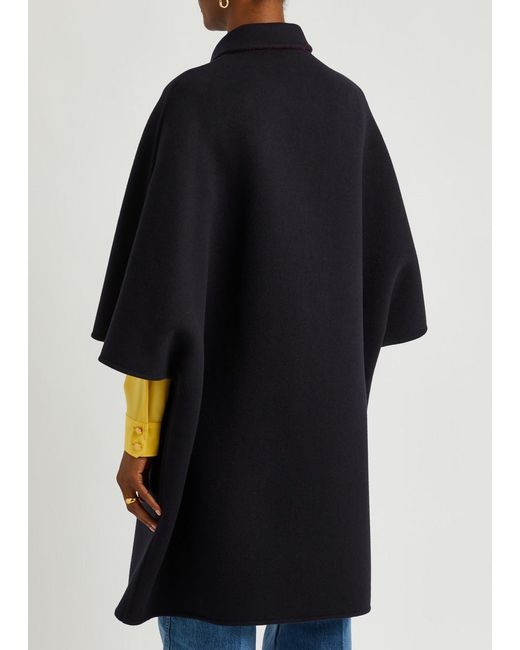 Gucci Black Reversible Wool-blend Coat