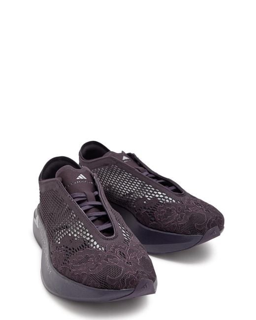 Stella McCartney Purple Adidas X Adizero Mesh-Knit Sneakers