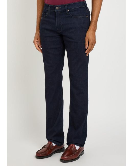 PAIGE Blue Normandie Straight-Leg Jeans for men