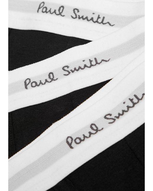 Paul Smith Black Stretch-Cotton Trunks for men