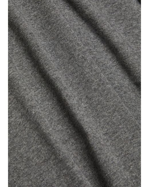 Flore Flore Gray Dinah Turtleneck Cotton Top
