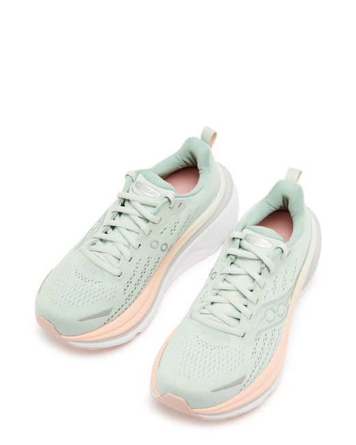 Saucony Blue Hurricane 25 Mesh-Knit Sneakers