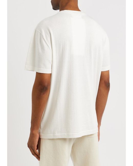 Extreme Cashmere White N°269 Rik Cotton-blend T-shirt for men