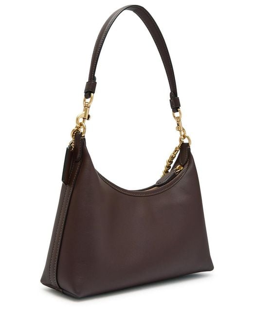 COACH Gray Juliet 25 Leather Shoulder Bag