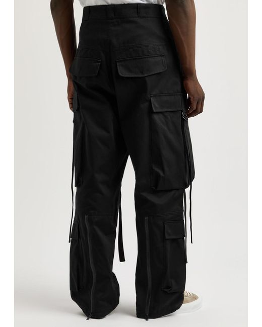 Givenchy Gray Military Cotton Cargo Trousers for men