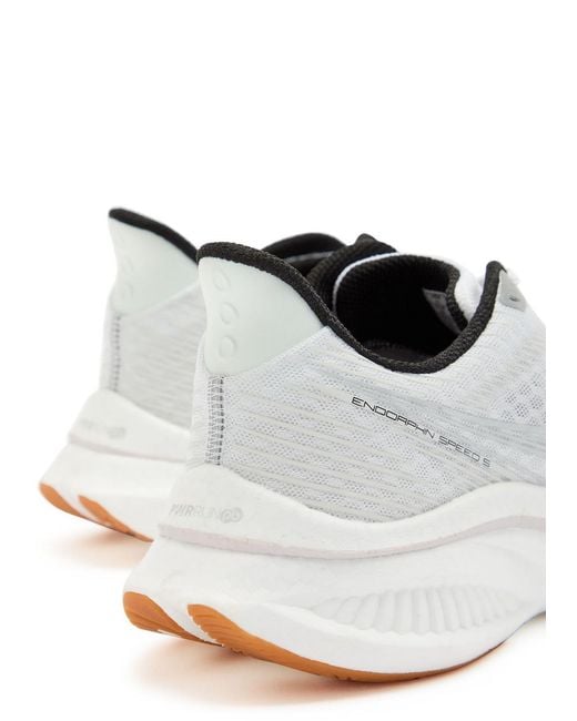 Saucony White Endorphin Speed 5 Mesh Trainers for men