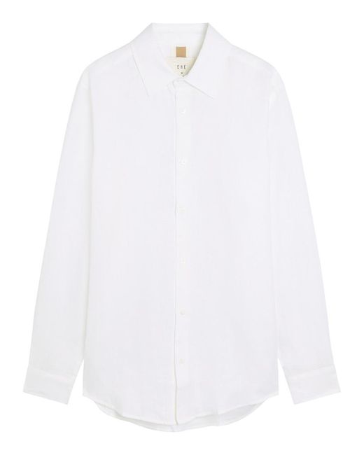 CHE White Linen Shirt for men