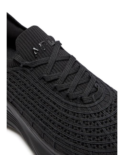 Athletic Propulsion Labs Black Techloom Zipline Knitted Sneakers