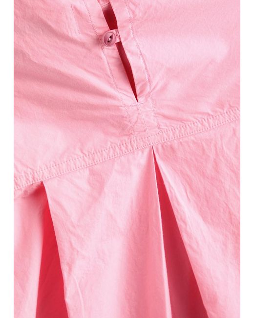 YMC Pink Rush Cotton-Poplin Blouse