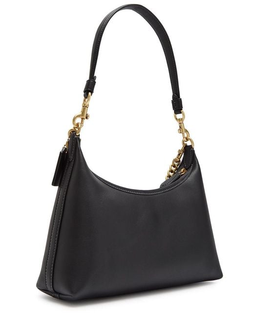 COACH Black Juliet 25 Leather Shoulder Bag