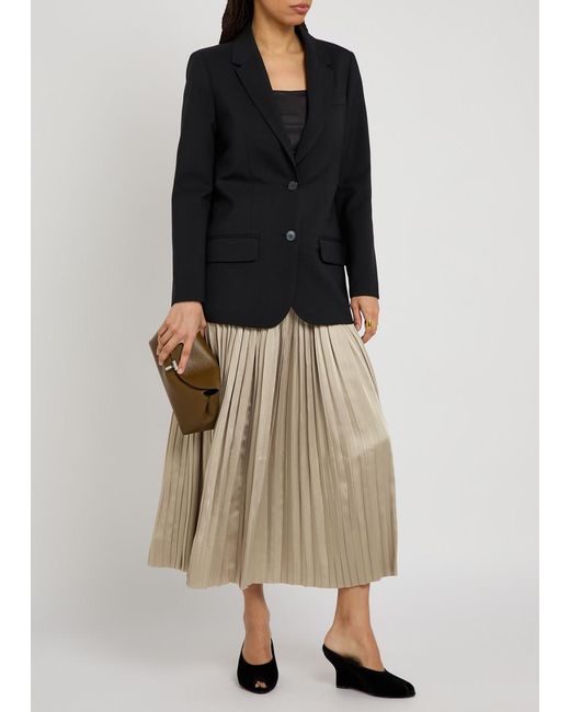 Joseph Black Jackie Stretch-Wool Blazer