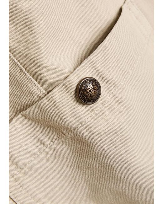 Isabel Marant Natural Nessime Panelled Cotton And Linen-Blend Jumpsuit