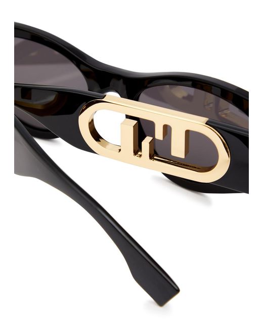 Fendi Black Cat-eye Sunglasses