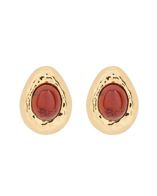 Anni Lu Red Cherry On Top 18Kt-Plated Stud Earrings