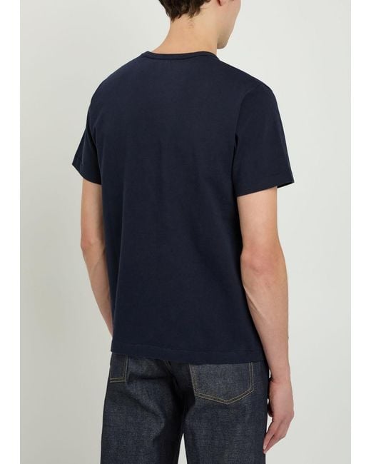 J.W. Anderson Blue Ribbon Anchor Embroidered Cotton T-Shirt for men